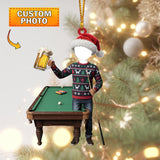Maxcorners Custom Billiard & Beer Ornament