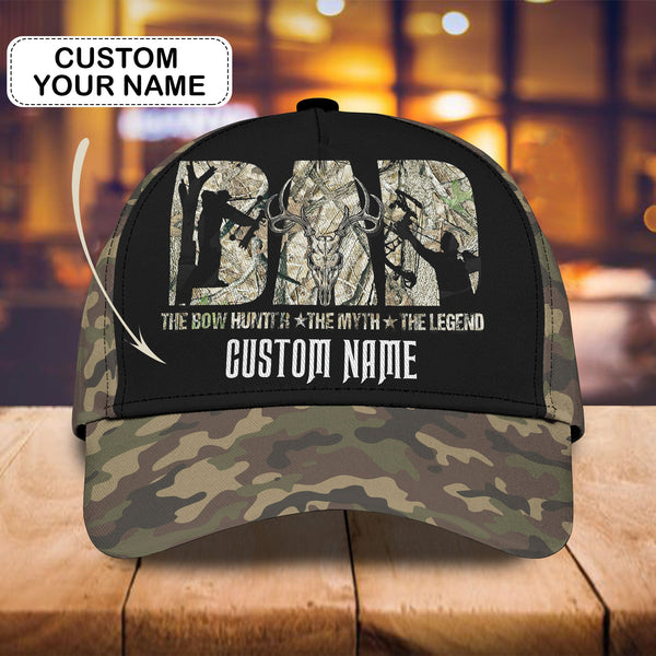 Maxcorners Deer Hunting Dad Classic Personalized Cap