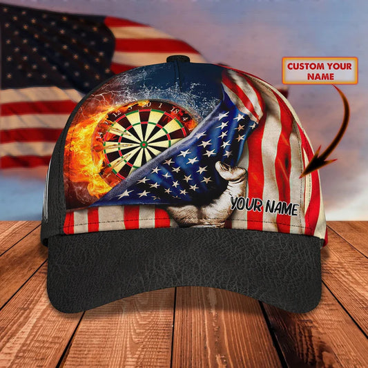 Maxcorners 3D Classic Cap Darts Personalized Name Cap 45 LM0402