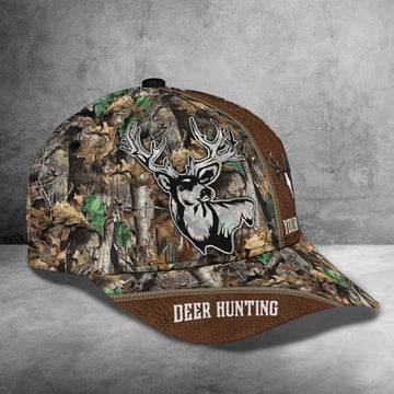 Maxcorners 3D Classic Cap Deer Hunting 2 Personalized Name Cap LM0402