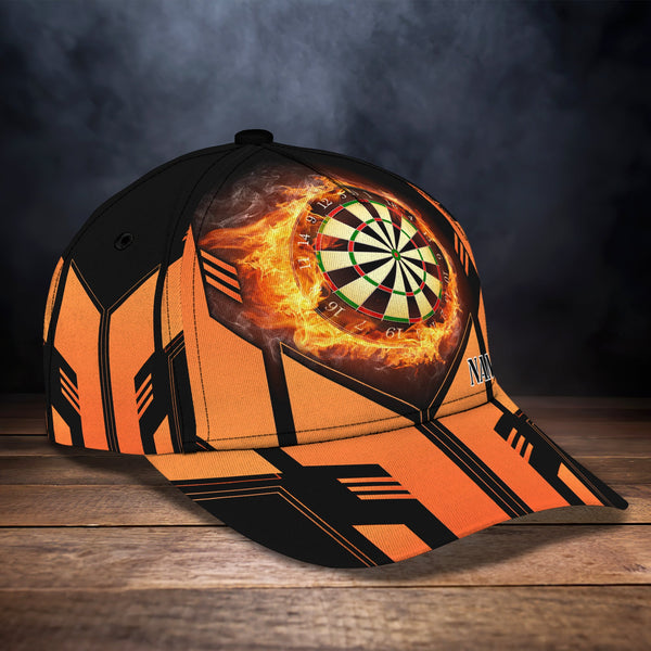 Maxcorners Love Darts Personalized Name 3D Cap