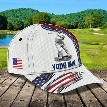 Maxcorners 3D Classic Cap Golf Personalized Name Capnama492 LM0402