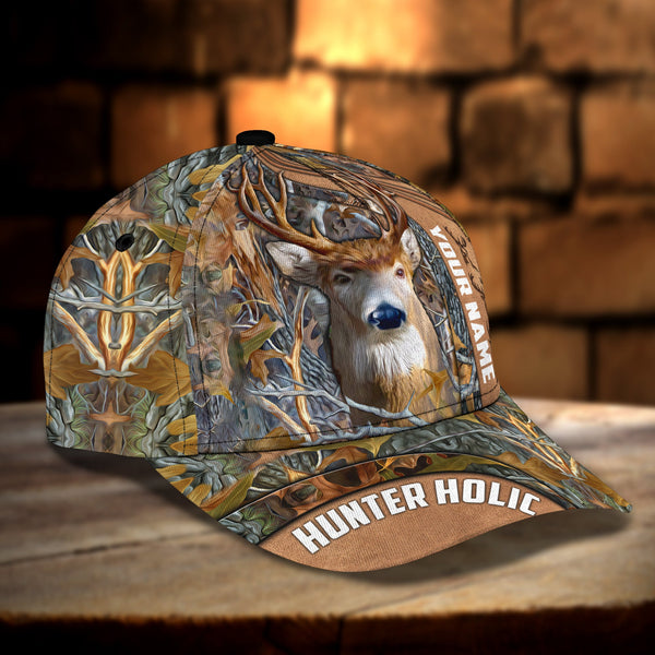Maxcorners Deer Hunting Hunter Holic Personalized Cap