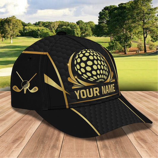 Maxcorners 3D Classic Cap Golf Cap03 Personalized Name Cap LM0402