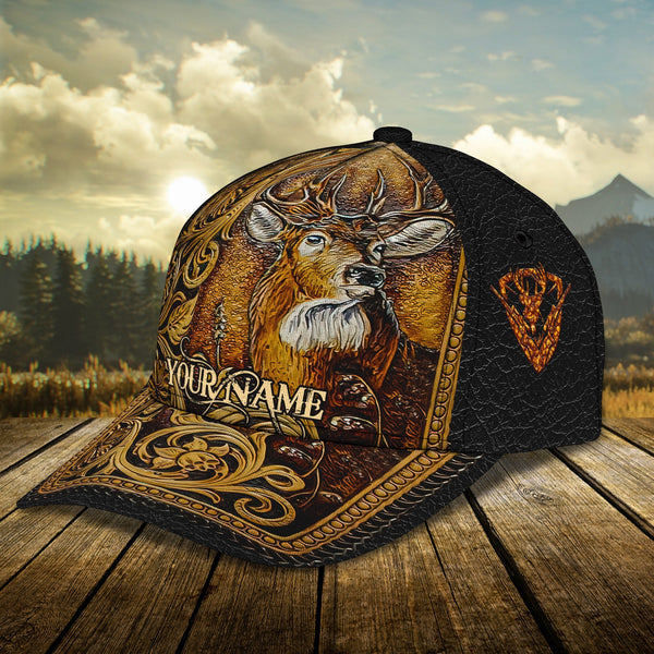 Maxcorners Deer Hunting Art Personalized Cap