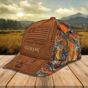 Maxcorners 3D Classic Cap Hunting Personalized Name Cap Nama021 LM0402
