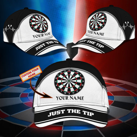 Maxcorners Just The Tip Darts Personalized Name 3D Cap