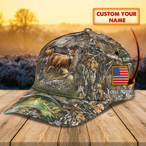 Maxcorners Deer Hunting Classic Personalized Cap