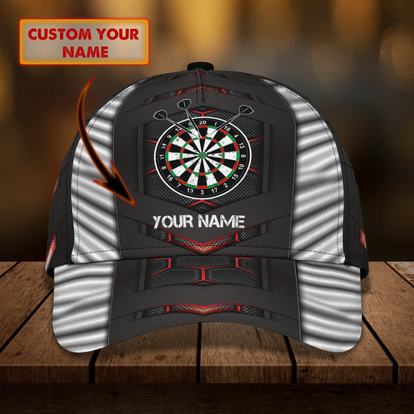 Maxcorners Love Darts Personalized Name 3D Cap