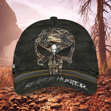 Maxcorners 3D Classic Cap Reaper Hunter Personalized Name Cap 26 LM0402