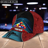 Maxcorners Billiard Lover Personalized Name 3D Over Printed Cap