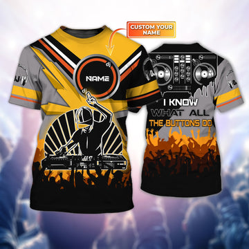 Maxcorners DJ Know Personalized 3D All Over Printed Shirt