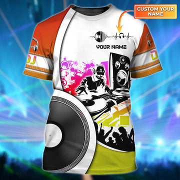 Maxcorners DJ Personalized 3D All Over Printed Shirt