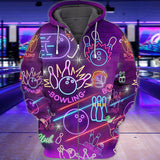 Maxcorners Bowling Neon 2 3D Shirt