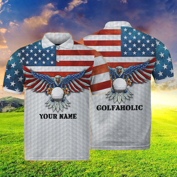 Maxcorners Golf Ealge Customized Name 3D Shirt