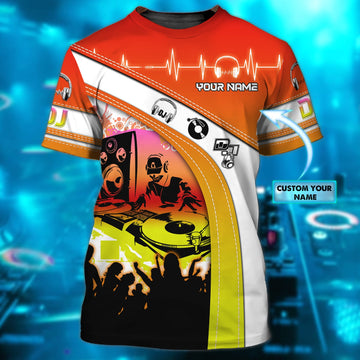 Maxcorners DJ Personalized 3D All Over Printed Shirt