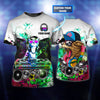 Maxcorners DJ Cat Personalized 3D All Over Printed Shirt