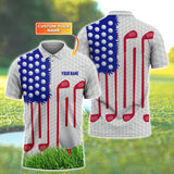 Maxcorners Golf America Customized Name 3D Shirt