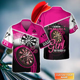 Maxcorners Darts I Know I Play Like A Girl Try To Keep Up Customized Name 3D Hawaiian Shirt