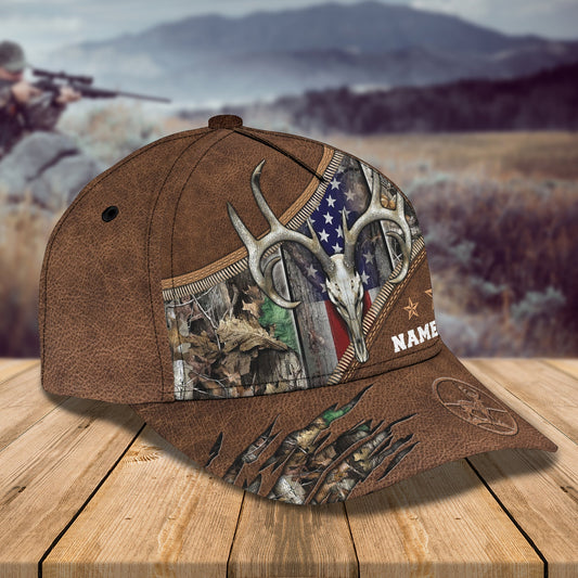 Maxcorners 3D Classic Cap Hunting 02 Personalized Name Cap LM0402
