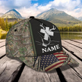 Maxcorners Hunting Fishing Cross 2 American Personalized Cap