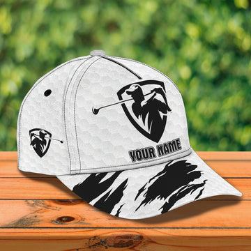 Maxcorners 3D Classic Cap Golf Personalized Name Cap Classic 4 LM0402
