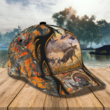 Maxcorners Hunting Natural Orange Camo Personalized Cap