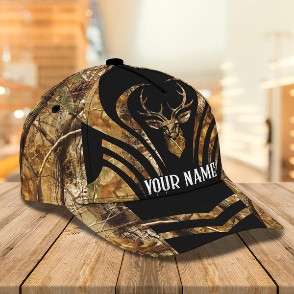 Maxcorners Hunting Yellow Camo Classic Personalized Cap