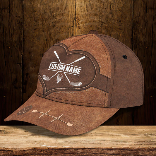 Maxcorners 3D Classic Cap Golf Personalized Name Cap 18 LM0402
