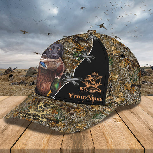 Maxcorners 3D Classic Cap Duck Huntingpersonalized Name Cap LM0402