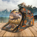 Maxcorners Hunting Natural Orange Camo Personalized Cap