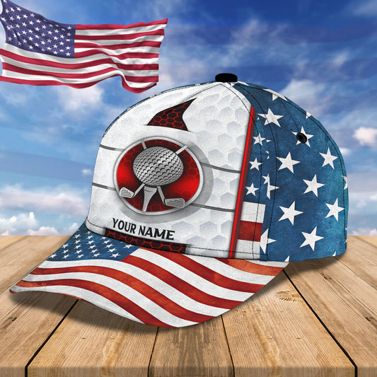 Maxcorners 3D Classic Cap Golf Cap01 Personalized Name Cap LM0402