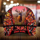 Maxcorners Kanipahu Mailefihi Deer Hunting Personalized Hats 3D Multicolored