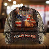 Maxcorners ewenig Deer Hunting Camouflage Pattern 3D Multicolor Personalized Cap