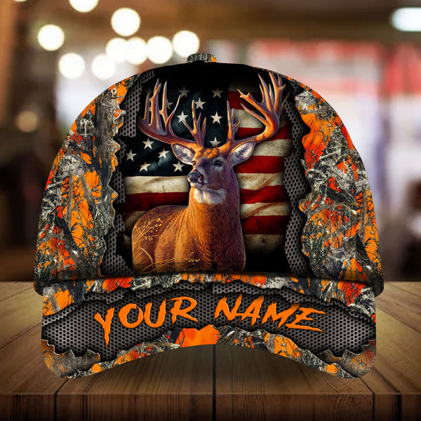 Maxcorners Bagrat Severa Hunting Deer Personalized Hats 3D Multicolored