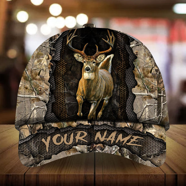 Maxcorners Paloto Gurieli Deer Hunting Personalized Hats 3D Multicolored
