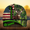 Maxcorners Premium Best US Flag Deer Hunting Camo Pattern 3D Multicolor Personalized Cap