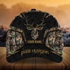 Maxcorners Epic Deer Hunting Art Camo Pattern 3D Multicolor Personalized Cap