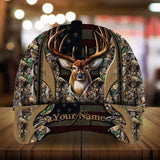 Maxcorners The Best Of Flag Hunting Deer Personalized Hats 3D Multicolored