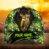 Maxcorners Eternity Cracked Deer Running Deer Hunting Camo Pattern 3D Multicolor Personalized Cap