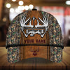 Maxcorners Unique Leather Bow Pattern Deer Hunting 3D Multicolor Personalized Cap