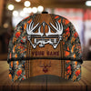 Maxcorners Unique Leather Bow Pattern Deer Hunting 3D Multicolor Personalized Cap