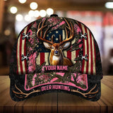 Maxcorners The Best Unique Deer Hunting Personalized Hats 3D Multicolored