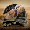 Maxcorners Majestic Of Ancient Deer Pattern Deer Hunting 3D Multicolor Personalized Cap
