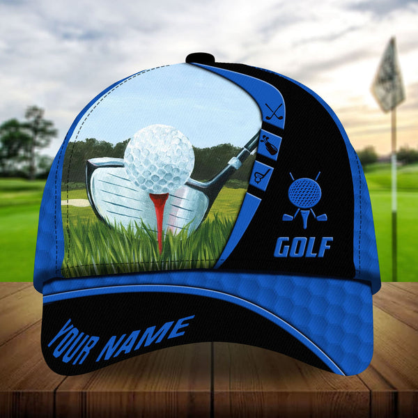 Maxcorners Golf Premium Boomerang Cool Personalized Name All Over Printed Cap