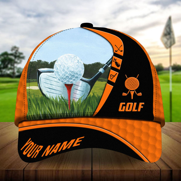 Maxcorners Golf Premium Boomerang Cool Personalized Name All Over Printed Cap