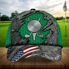 Maxcorners Golf Cool American Metal Personalized Name All Over Printed Cap
