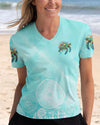 Maxcorners Saltwater Heals Everything Turtle All Over Print LM1501