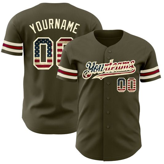 Maxcorners Custom White Black Pinstripe Vintage USA Flag Premium Sleeveless Baseball Jersey LM0210
