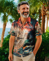 Maxcorners Compass Ocean Hawaiian Shirt LM1501